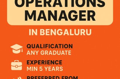 WE’RE HIRING! Position: Operations Manager